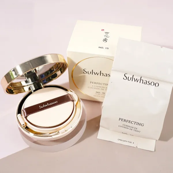 설화수 퍼펙팅 쿠션 15g x 2 (본품+리필) SPF50+/PA+++ 21호, 21호
