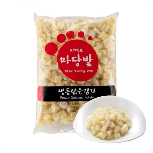 마당발 냉동삶은감자 1kg 채소 식자재 식당 감자, 단품