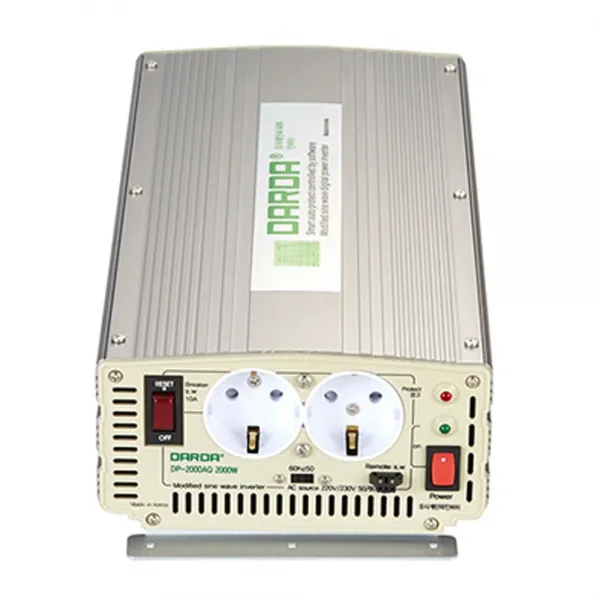 차량용 인버터 2kw 3kw 4kw 국내산 12v / 24v 다르다 인버터 유사계단파, 12V-2KW