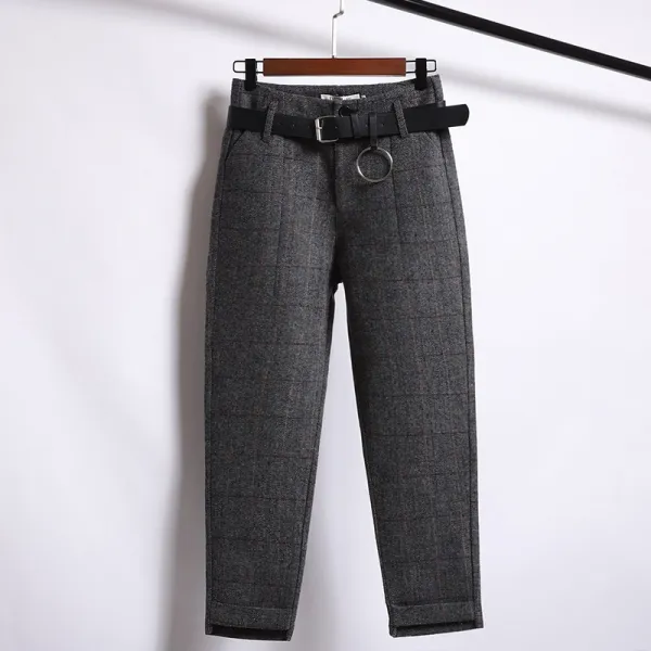 Faythlanu 여성 겨울 루즈핏 베이직 바지 44501300