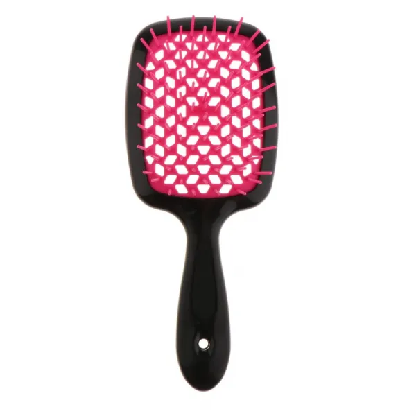 Zeyuan 머리 머릿 가죽 안마 빗 헤엄 Detangler 솔 살롱 미용 오렌지, 1개