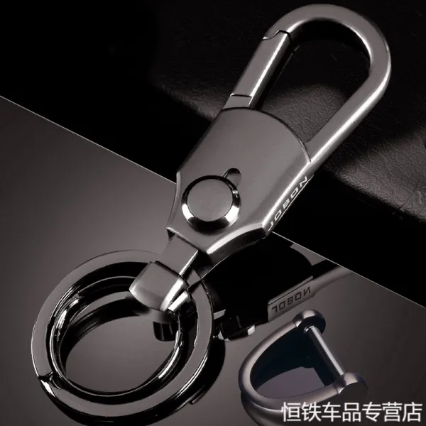 랜드로버 랜승 오로라 신행 자2 끌어당기다 성 발견 4운동 판 자동차 자물쇠 스푼체인 퀄리티 남자, ZB-098 블랙 _말굽단추