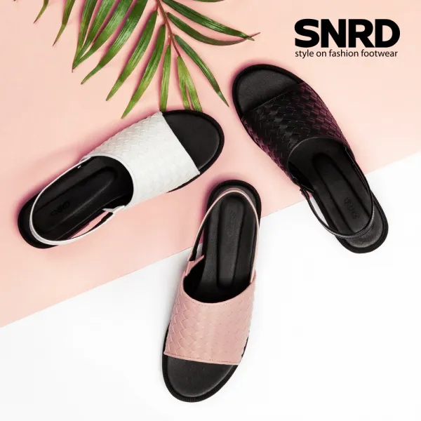SNRD 여성 슬링백 캐주얼 샌들 슬리퍼 스니커즈 슬립온 신발 NN259