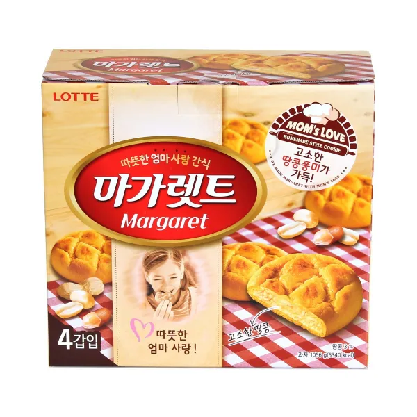 롯데제과 마가렛트 오리지널, 264g, 4개