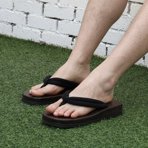 고도리슈즈 도쿄 쪼리 3.5cm 남성 여성 커플 조리 슬리퍼 나막신