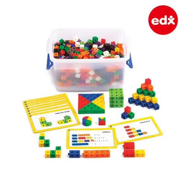 창의수학 링크멀티 큐브블록 종합세트500PCS 12134C 어린이집교육 학습카드 낱말카드 lpay