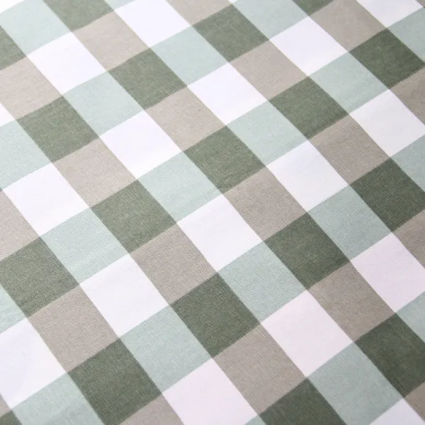 스트라이프 단가라 체크 지중해 광폭 순면 코튼 캔버스 사계절 무명천 침대시트 커튼 원단 맟춤제작 칸 미드 그린