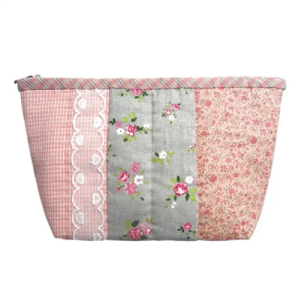 루비다이야 파우치 1 만들기 퀼트 Diy 패키지 1개 1.미뉴엣m핑크