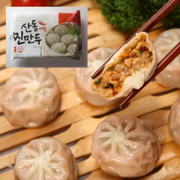 잇츠딜리셔스 나래식품 산동 매운찐만두 180g X 10개