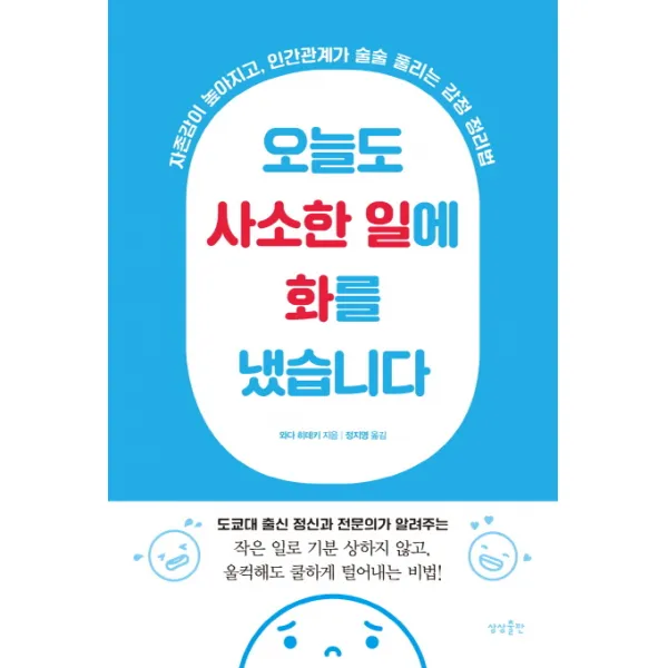 오늘도 사소한 일에 화를 냈습니다:자존감이 높아지고 인간관계가 술술 풀리는 감정 정리법, 상상출판