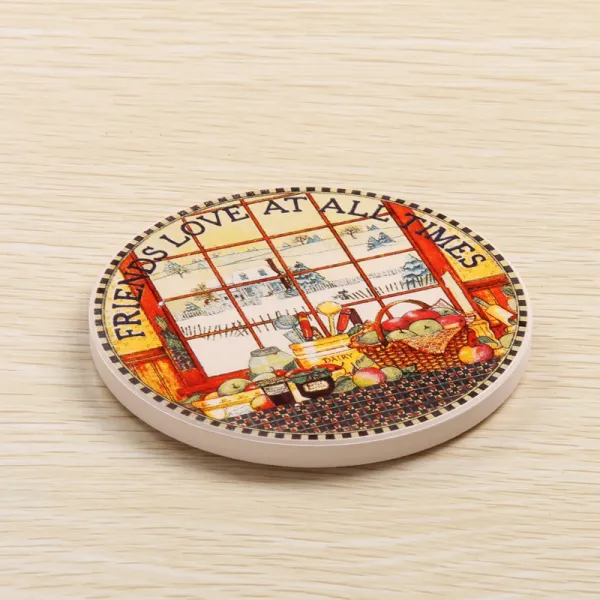궁푸차 받침 다도 단열패드 독창적 큐트 물컵, 광음 이야기 003
