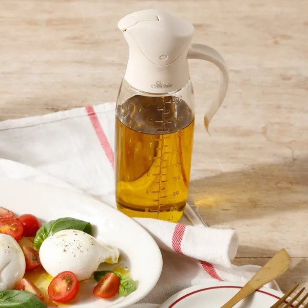셰프팔스 자동개폐 오일병&소스병 400ml 아이보리