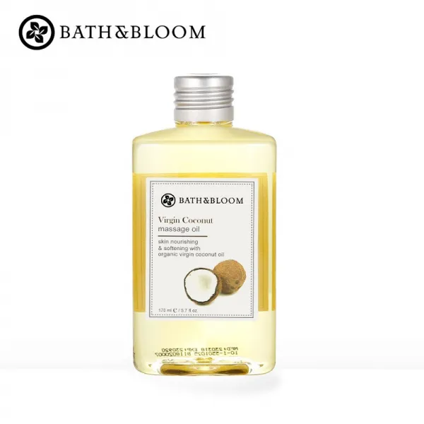 [스크램패드 배달]바TH&BLOOM마사지오일몸통신경락완화유 등덜미유개피유 SPA추천 코코넛마사지오일 170ml, 상세페이지 참조