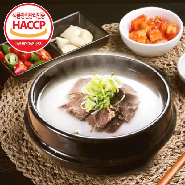 지구마을 무항생제 한우 고기곰탕 500g 3팩