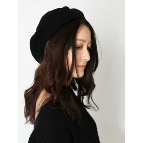 이기주의 Egoist 심 플 니 트 베레모 Black 