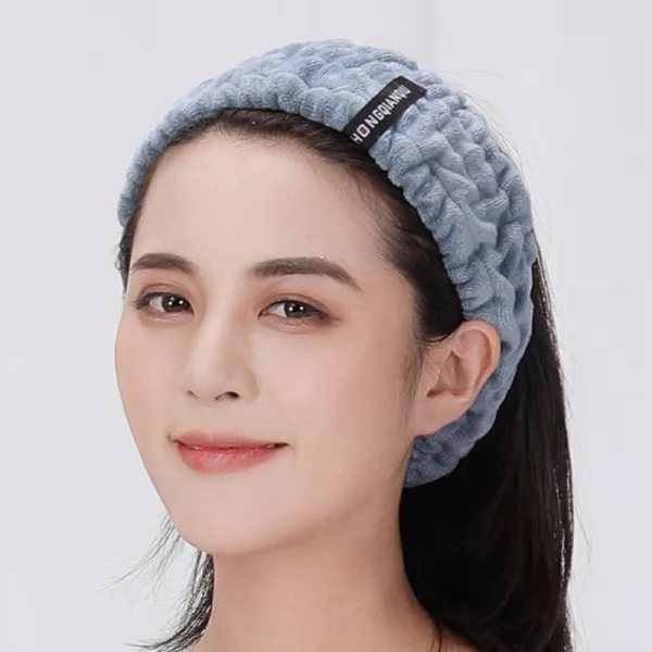 샤워를 마친 가방 머리의 모자 드라이 헤어 캡 남녀 긴 머리 단발 단발머리 수건 닦기 건조 두건, 머리를묶다 있음 청벽돌 블루
