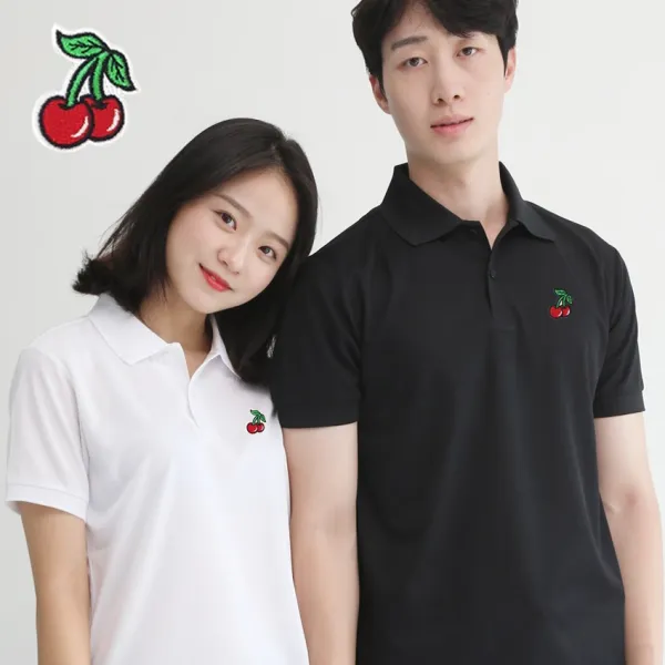 멋지군 코오롱 쿨론 카라 기능성 빅사이즈 단체티 반팔 쿨 티셔츠