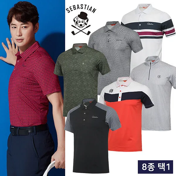 세바스찬골프 세바스찬 골프 썸머 데일리추천 남성 반팔티셔츠 8종 택1/골프웨어_251324 (P001023570), 110