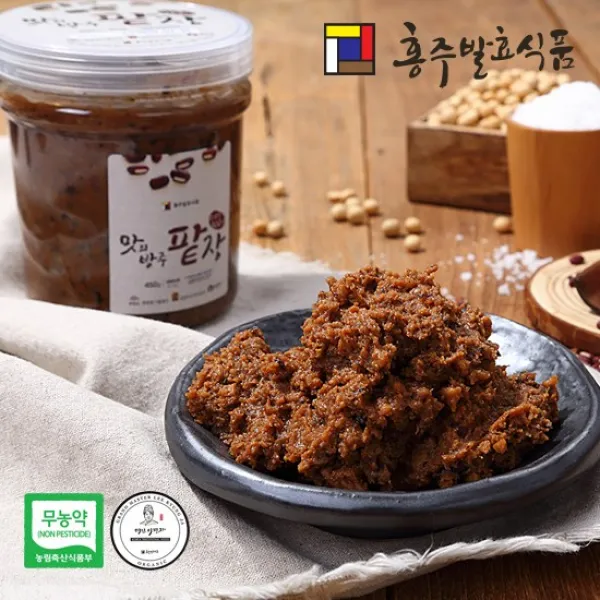 홍주발효식품 토종 예팥과 우리콩으로담은 팥장 1개 450g