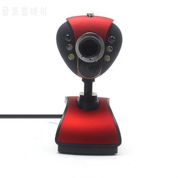 CARPRIE 컴퓨터 카메라 USB 2.0 50.0M 6 LED PC 카메라 HD 웹캠 웹 캠 PC, 상세내용참조