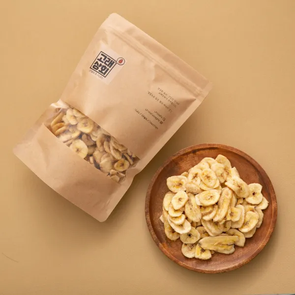고래상회 프리미엄 건바나나칩 345g 영양간식 주전부리 혼술안주, 건바나나칩(345g)