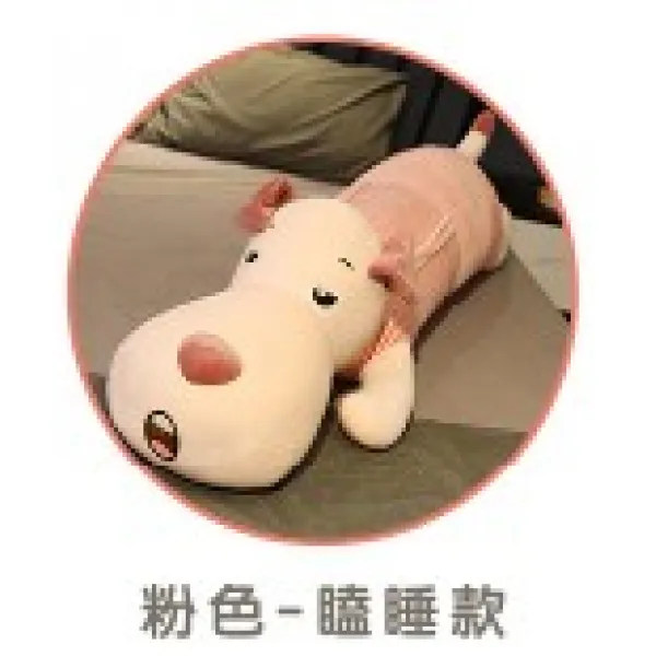 관절인형 뉴타입 엎드린강아지 모직 멜빵 개대 사이즈롱 안고자는쿠션 인형 피큐어 여학생 칠석 선물 C06 200cm T01 핑크 졸고있는 타입