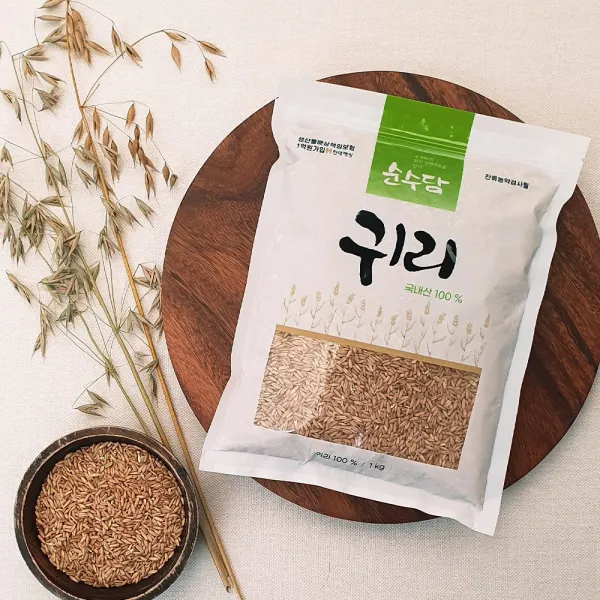귀리 1kg 국내산 21년산 귀리쌀 당뇨에좋은쌀 밥맛이좋은품종 _순수담귀리, 1개, 귀리 1kg