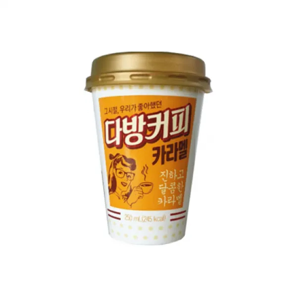 [삼성에프에스]동원 다방커피 오리지날 / 헤이즐넛 / 카라멜 250ml 3종, 다방커피 카라멜