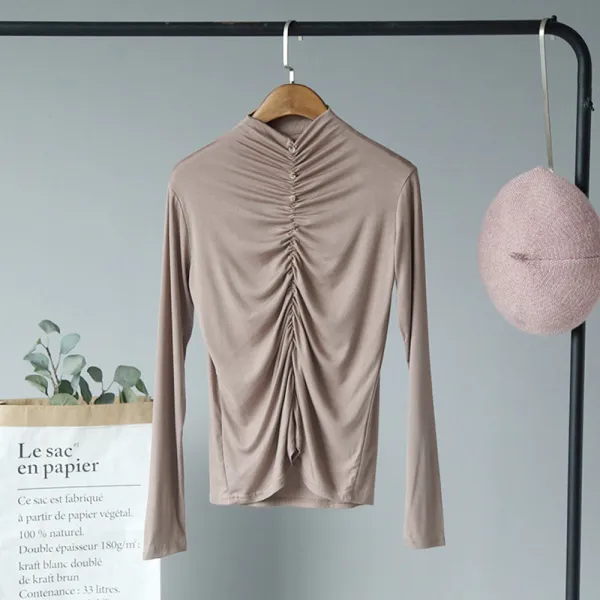  제로의옷장 여성티셔츠 센터셔링 긴팔티 Bb0930l25