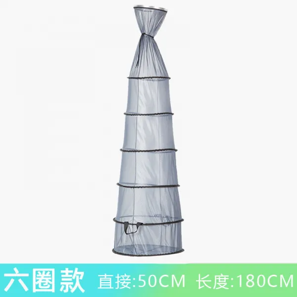 물고기 보호 안티 행잉 민물 바다 낚시 살림망, 패키지004 (직경 50CM, 길이 180cm)