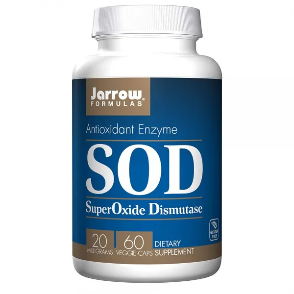 Jarrow Formulas 자로우 SOD 초과산화물불균등화효소 60베지캡슐, 1개, 1세트