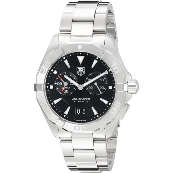 태그 Heueraquaracerchronographblack다이얼 스테인레스 스틸 Mens는 Way1111 Z를 시청합니다.