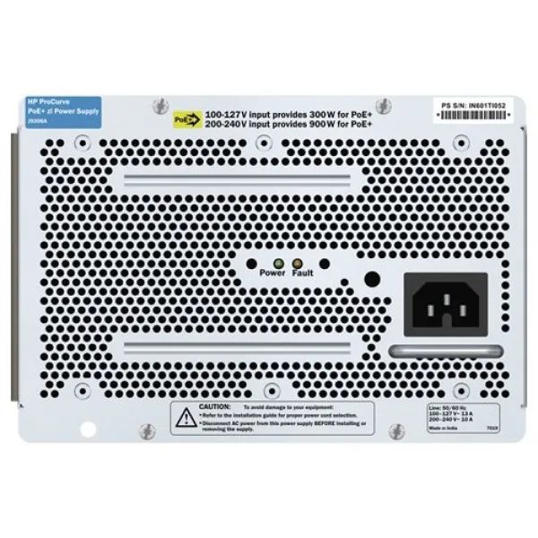 HP ProCurve 1500W PoE+ Power Supply J9306A RENEW HP ProCurve 1500W PoE + 전원 공급 장치 J9306A 갱신, nullSET