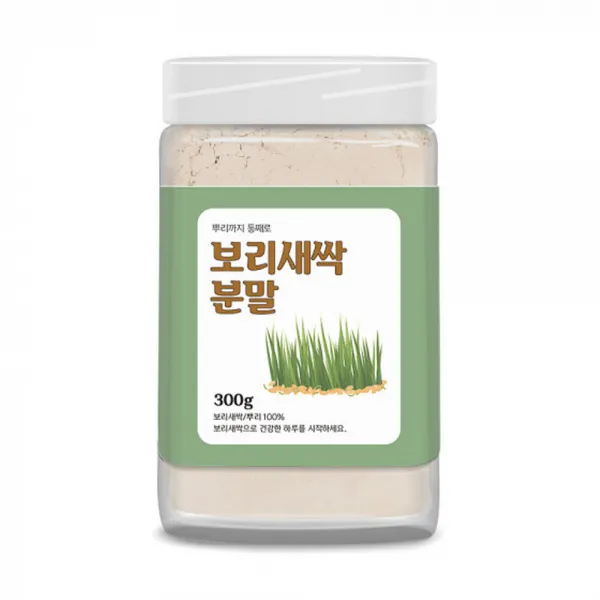 제주 새싹보리 분말 가루 보리새싹 보리어린잎 분말 새싹보리순 보리새순 보리싹 세싹 새삭 보리 300gX1통, 단일상품, 단일상품