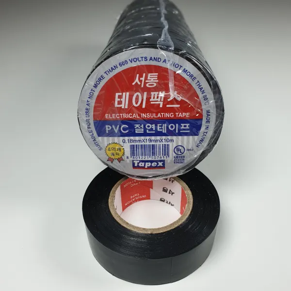 서통 테이팩스 전기 절연테이프 검정색 10개입, 1개