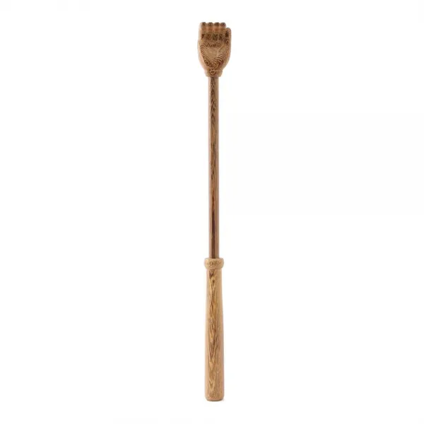 원목 손가락 등긁개 효자손 42cm 효자손추천 생활소품, 1개
