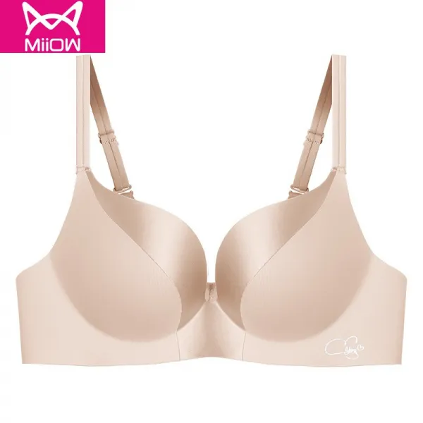 고양이 문흉 무강권 집합 여사 속옷 위 얇다 통기 무흔 브래지어 38/85B