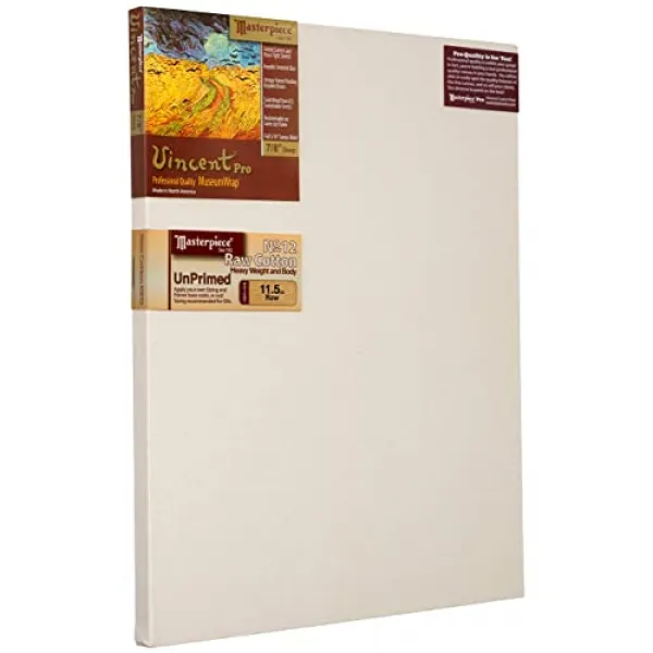 Nmt 걸작 아티스트 캔버스 41764 Vincen 30" X 40" Cotton 11.5oz Raw Unprimed No. 12 P0719005otzlga7 30" X 40" Cotton 11.5oz Raw Unprimed No. 12