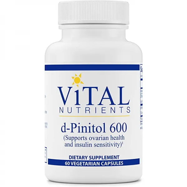 난소건강 및 인슐린감수성 60캡슐의 유지 및 지지를 위한 Vital Nutrients D Pinitol 600 mg, 상세페이지 참조, 상세페이지 참조