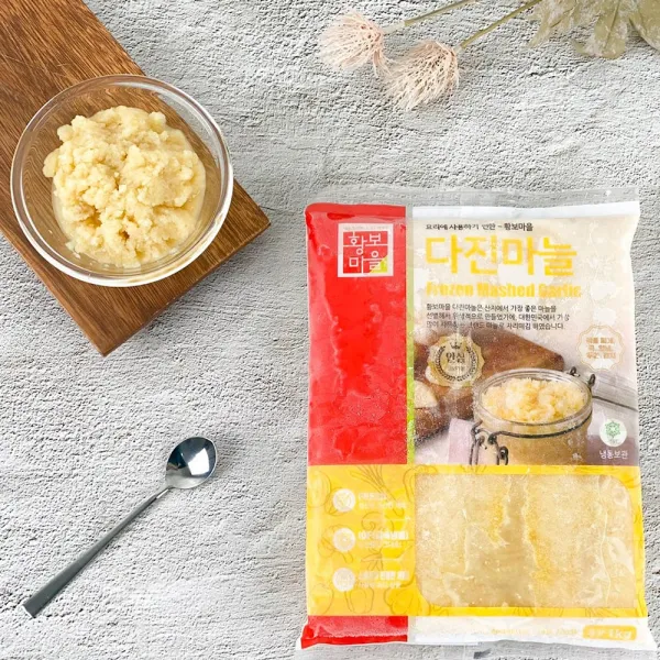 황보마을 냉동 다진마늘 1kg, 1kg, 3팩