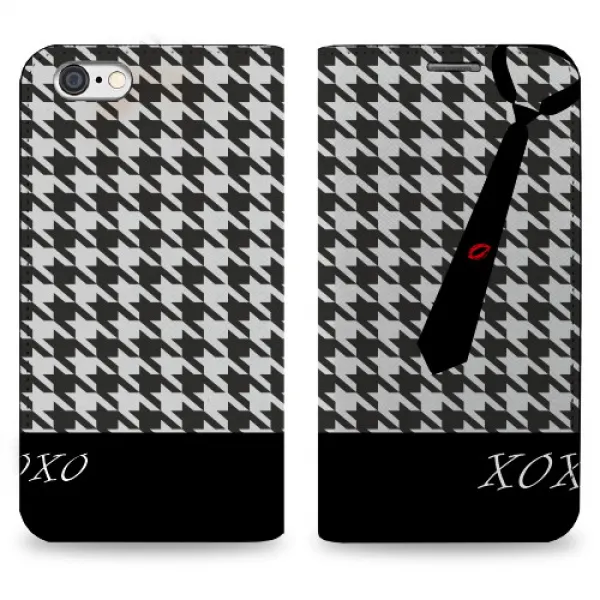  바보사랑 아이폰6s.6s플러스_가죽다이어리커버_하운드체크_him