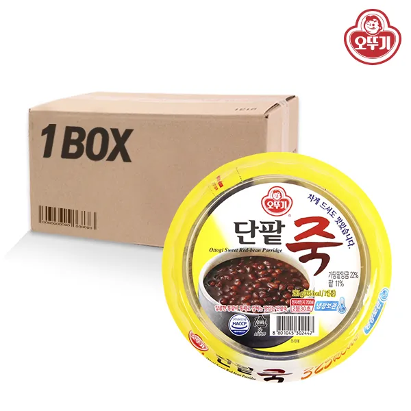 오뚜기 단팥죽 285g(12개) 대용량 식자재 간편식, EB72_단팥죽 285g(12개)