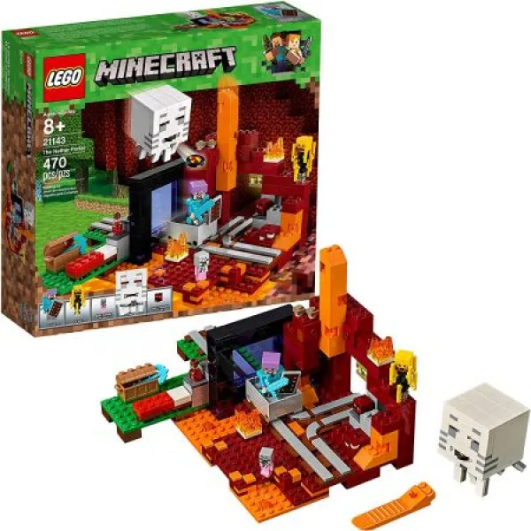 [아마존베스트]LEGO Minecraft The Nether Portal 21143 Building Kit (470 Pieces) PROD5040003249, 상세 설명 참조0, 상세 설명 참조0