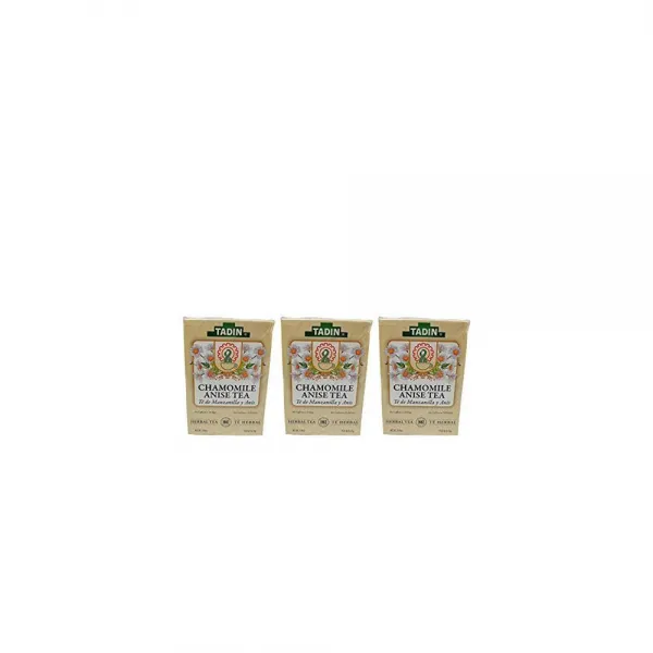 직구 타딘 카모마일과 아니스 차. 당연히낮추십시오. 이완 제. 카페인 프리. 24 가방. 0.85 온스 / 24g. 3 개 팩, 수량, 상세참조