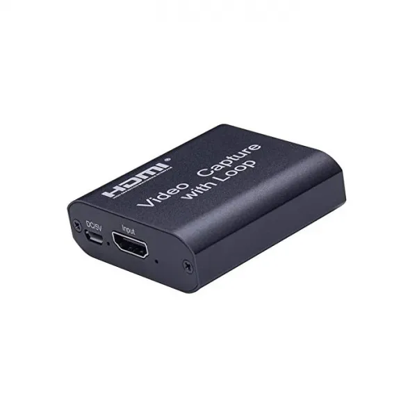 Liuzhuo_jp Liuzhuo Hd Hdmi 캡쳐 보드 Usb2.0 1080p 게임 캡처 드라이버 불필요 녹화 실황 전달 Web 회의를위한 Dslr Nintendo Switc 1개 자세한 내용은 참조