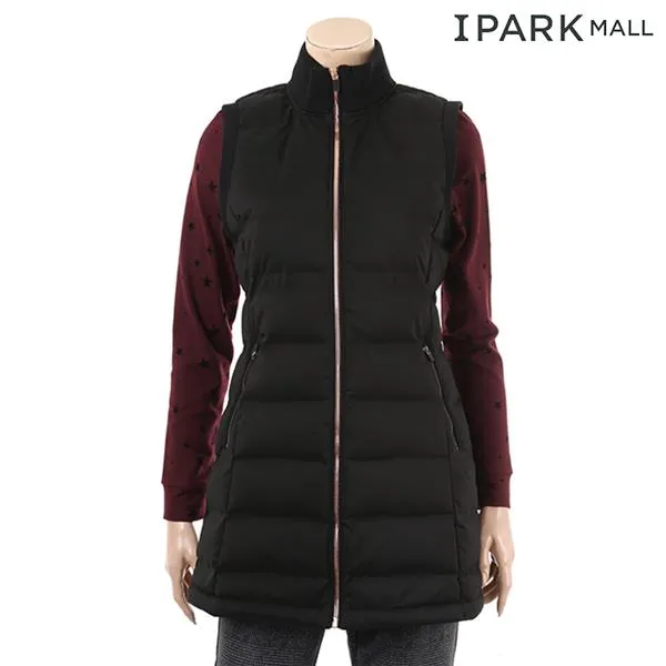  엘르골프 신상 하이넥 튜브다운긴기장베스트6f 81453 없음