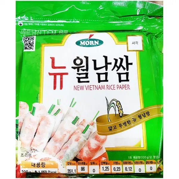 무료 사각 월남쌈(몬 16Cmx300g)X24 | 월남쌈밥 월남쌈종세트, 1