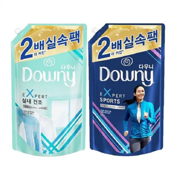 다우니 초고농축 퍼퓸 실내건조 스포츠 리필 11종류 1.6LX6, 보타니스코랄1.6LX6