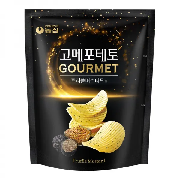 농심 고메 포테토 트러플 머스터드맛 40g, 4개