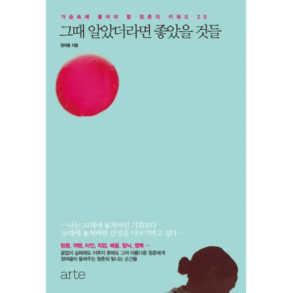 그때 알았더라면 좋았을 것들 : 가슴속에 품어야 할 청춘의 키워드 20, 21세기북스